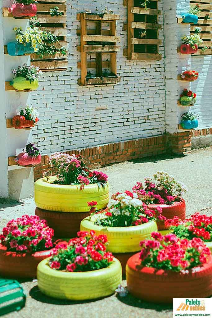 espacio sostenible en el patio del cole