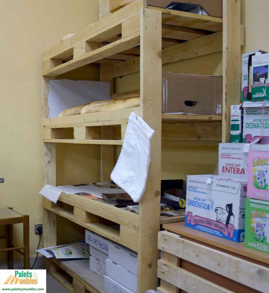fruteria con palets reciclados